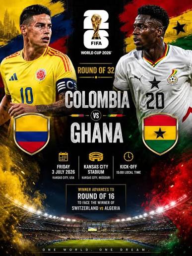 Kolombia vs Ghana